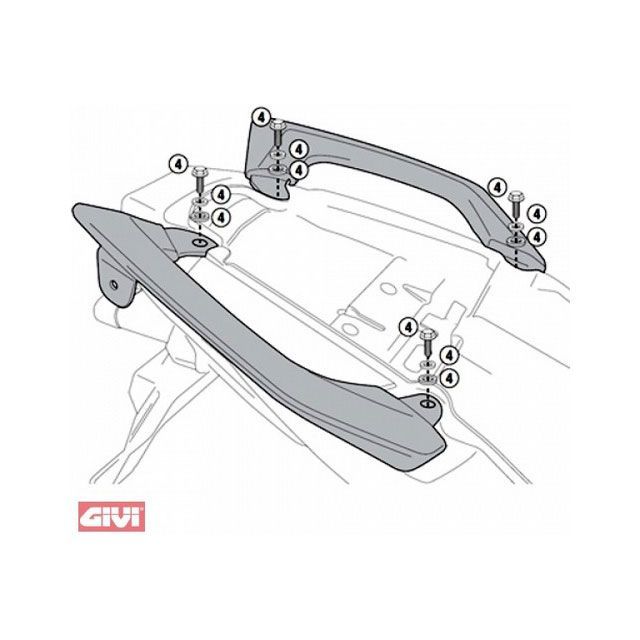 GIVI マウンティングキット PL4103CAM サイドラック givi_4103KIT ジビ その他 Versys 650