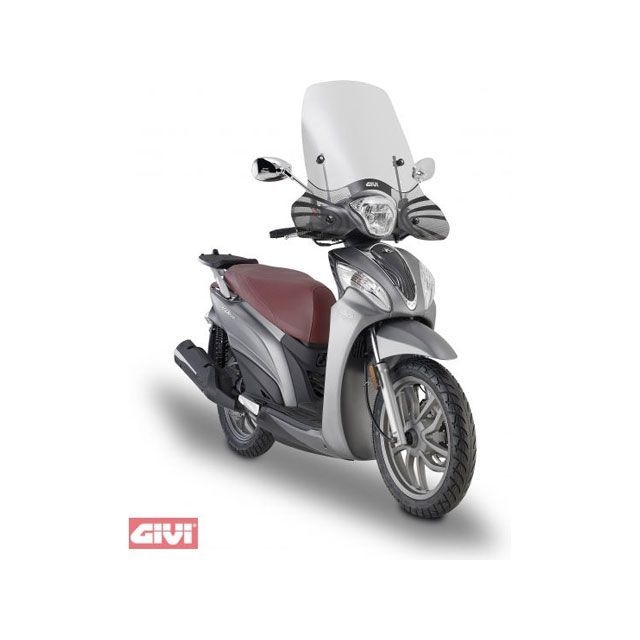 GIVI Windshield transparent， 460 mm high， 680 mm wide for Kymco People One（13-20） givi_D6116STG ジビ その他 People One 150 People O…