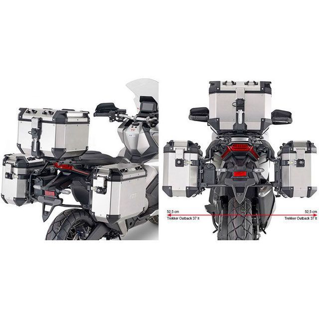 GIVI Specific pannier holder PL ONE-FIT for Trekker Outback MONOKEY(R) CAM-SIDE configuration givi_PLO1188CAM ジビ その他 X-ADV 750|パークアップ 店