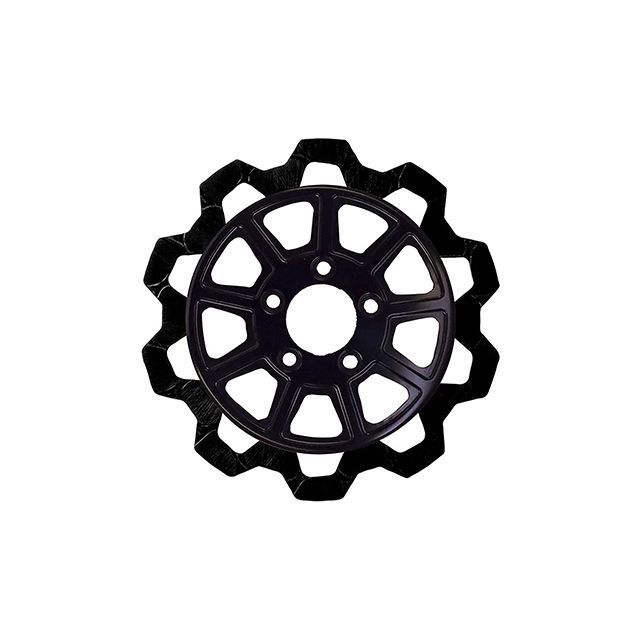LyndallBrakes BOW-TIE/9SPOKE 11.8in 5mm厚 フロント（ブラック/ブラック） ・029334 LyndallBrakes ディスク