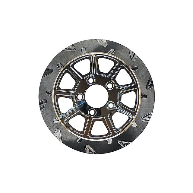 LyndallBrakes SMOOTH/9SPOKE 11.8in 5mm厚 フロント（クローム/クローム） ・029407 LyndallBrakes ディスク