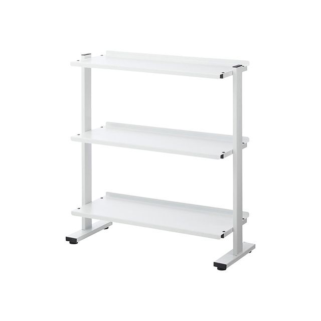 【メーカー直送】Azumaya DIS-73WH 2WAYラック3D（ホワイト） DIS-73WH メーカー在庫あり 東谷 野外アイテム