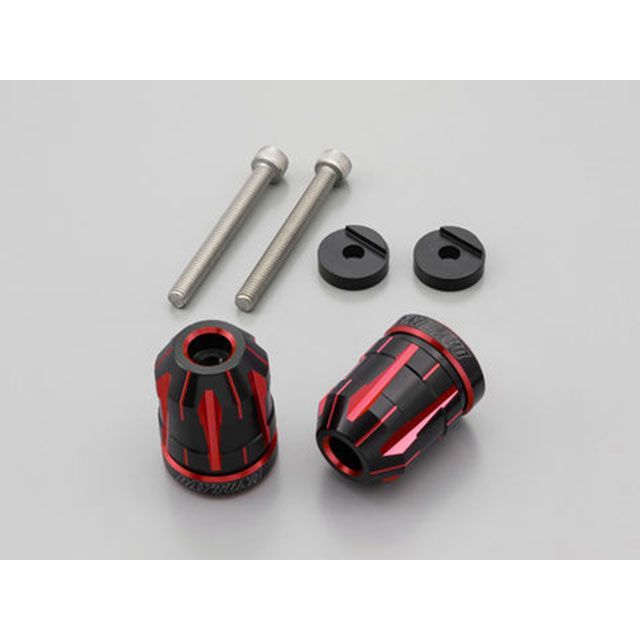 DAYTONA PREMIUM ZONE ハンドルバーエンドプラグ TECHNO（レッド） YAMAHA車 M6 37030 デイトナ ハンドル関連パーツ