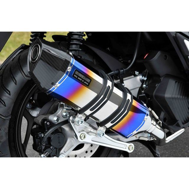 BEAMS CORSA-EVO2ヒートチタンサイレンサー 政府認証 G1015-65-001 ビームス マフラー本体 PCX160