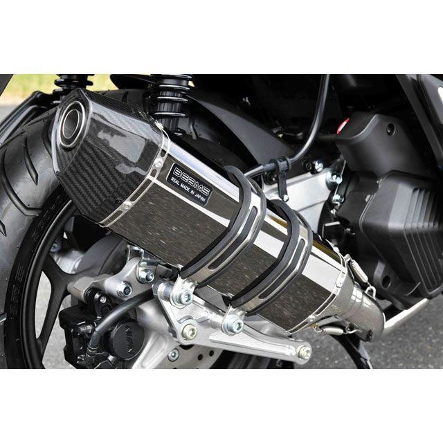BEAMS CORSA-EVO2 SMB（スーパーメタルブラック）サイレンサー 政府認証 G195-62-000 ビームス マフラー本体 PCX125