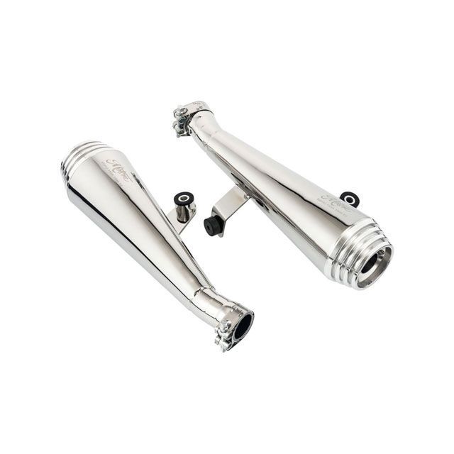 Motone Customs スリップオンマフラー SATURN V ステンレス/アルミ（ポリッシュ） MTE160 モートーン マフラー本体 BONNEVILLE T100 BONNEVILLE T120