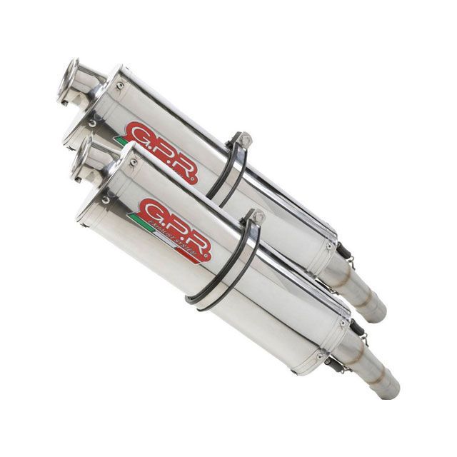 G.P.R. Original For Yamaha Xjr 1200 4Pu/4Rb 1995/97 Pair Homologated スリッポンエキゾースト Trioval ｜ Y.64.1.TRI gpr_Y-64-1-TRI ジーピーアール マ…