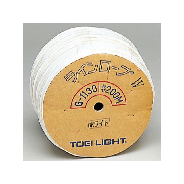 TOEI LIGHT G1130W ラインロープ（白） G1130W メーカー在庫あり トーエイライト スポーツ