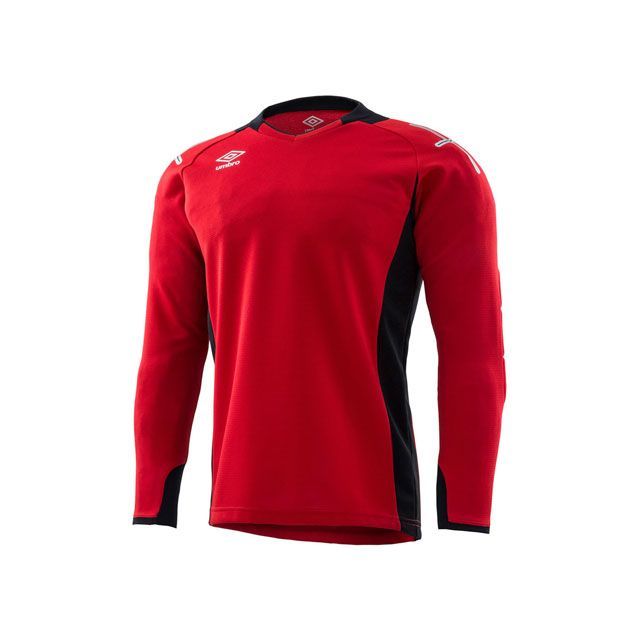 umbro UAS6707G 長袖GKシャツ（マンチェスターレッド） サイズ O UAS6707G メーカー在庫あり アンブロ スポーツ