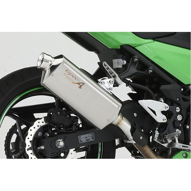YAMAMOTO RACING 18～Ninja400 SLIP-ON TYPE-S 40406-01NSB ヤマモトレーシング マフラー本体 Ninja400