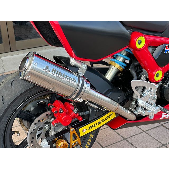 【メーカー直送】power-craf GROM用 レーシングスリップオンマフラー GPC-183GR 力造 マフラー本体 GROMレースベース車｜パークアップ 店