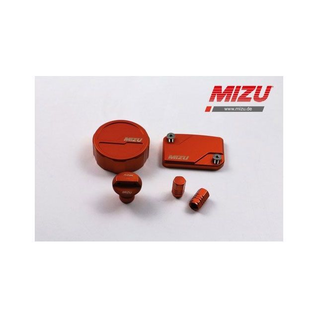 MIZU アルミニウムパーツセット オレンジアルマイト ｜ 3064201 mizu_3064201 ミズ その他外装関連パーツ
