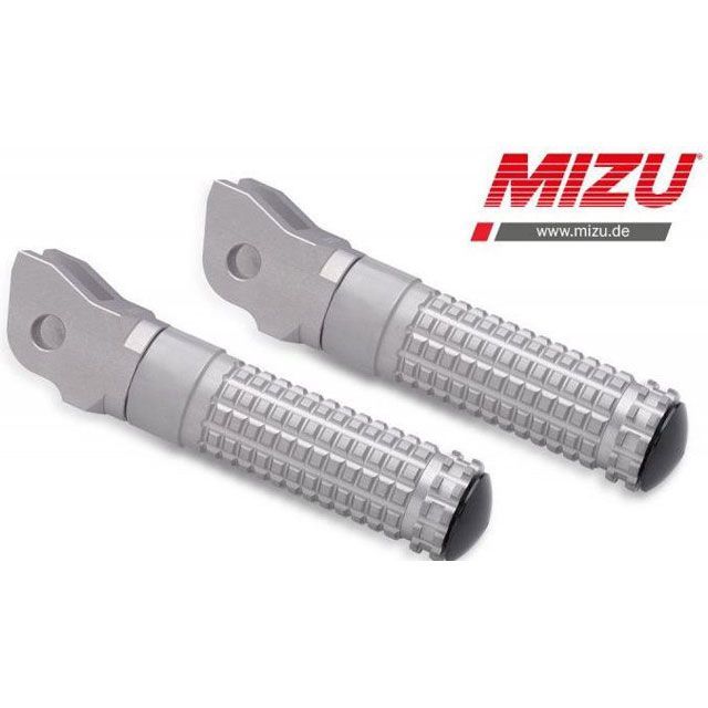 MIZU レーシングフットペグ ABE認可品 シルバー/シルバー ｜ 409TT1110018 mizu_409TT1110018 ミズ ステップ｜パークアップ 店