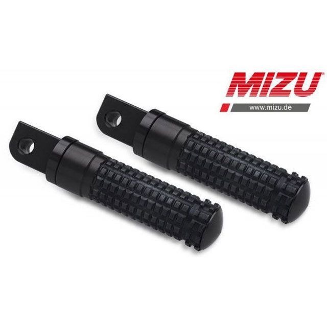 MIZU レーシング パッセンジャーフットペグ ABE認可品 ブラック/ブラック ｜ 409SS1120041 mizu_409SS1120041 ミズ ステップ GSX-R 125 GSX-S 125