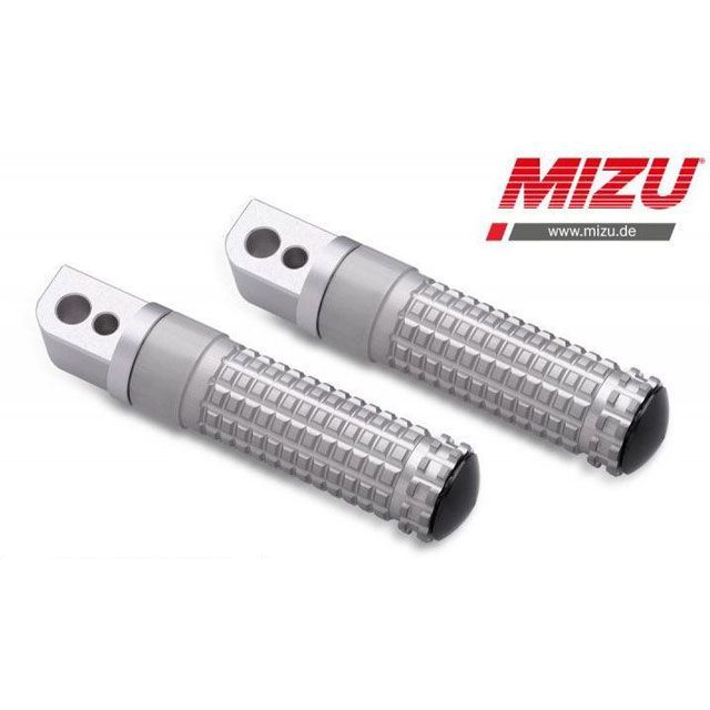 MIZU レーシング パッセンジャーフットペグ ABE認可品 シルバー/シルバー ｜ 409TT1120035 mizu_409TT1120035 ミズ ステップ｜パークアップ 店
