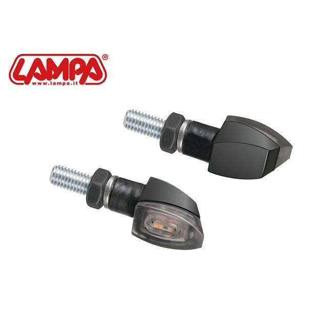 LAMPA Volt 汎用LEDウインカー（ブラック） 90504 LAMPA ウインカー関連パーツ 汎用