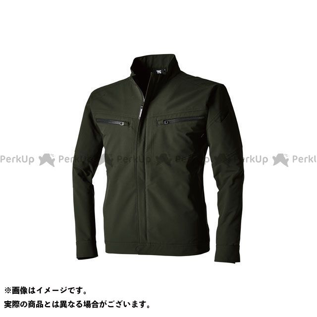 TS DESIGN TS4Dエコダブルクロスジャケット（カーキグリーン） サイズ 6L 5616 メーカー在庫あり TSデザイン ジャケット 5,301円