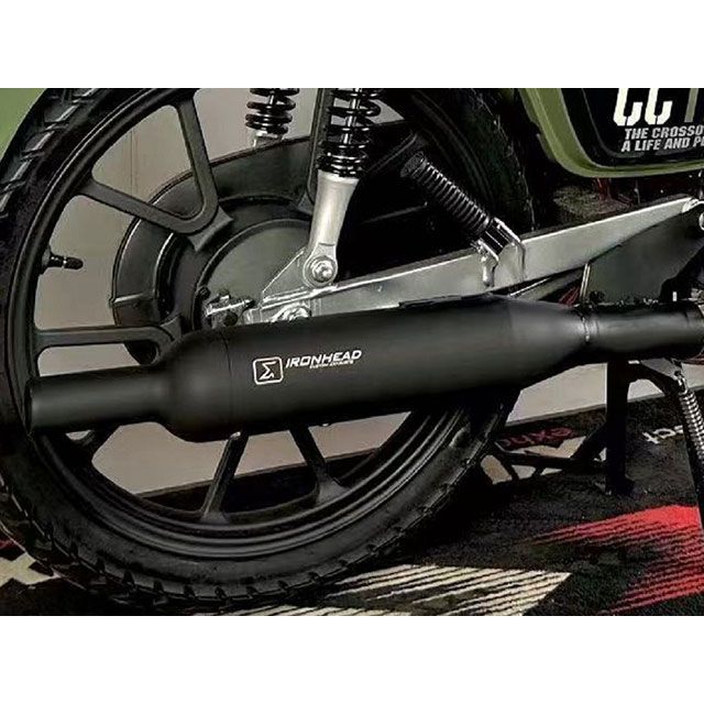 IRONHEAD HONDA CROSS CUB 110 2023 フルエキ マフラー HC1B ラウンドマットイノックス IX-HH6006SB アイアンヘッド マフラー本体 クロスカブ110|パークアップ 店