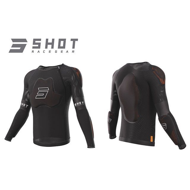 SHOT RACE GEAR D3Oインナープロテクター（フル） サイズ M A08-22A1-A01-09 SHOT RACE GEAR ボディプロテクター