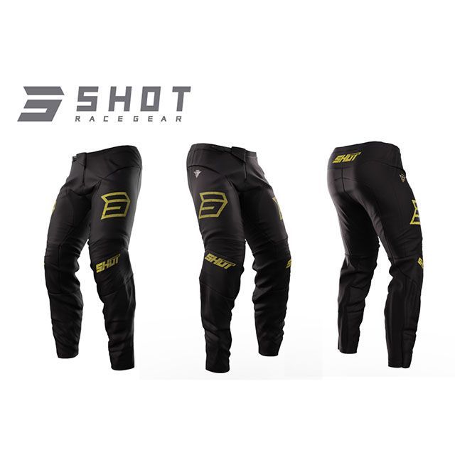 SHOT RACE GEAR パンツ ARMY(ゴールド) サイズ 32 A08-11C2-B01-32 SHOT RACE GEAR モトクロス用品