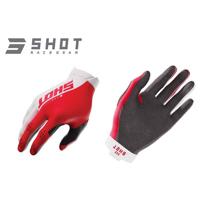 SHOT RACE GEAR グローブ LITE（レッド） サイズ S A08-13A1-A06-08 SHOT RACE GEAR レーシンググローブ