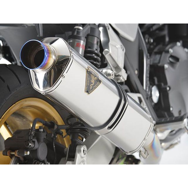 R’s GEAR ワイバンR シングルSタイプ（チタンポリッシュ） WH48-S1ST アールズギア マフラー本体 CB1300SF/SB