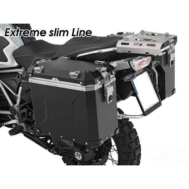 Wunderlich サイドケース「EXTREME slimLine」LRset（ブラック） W30167-602 ワンダーリッヒ ツーリング用バッグ