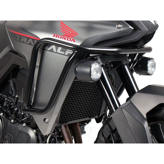 HEPCO&BECKER タンクガード(ブラック) 502-9539-0001 ヘプコ&ベッカー その他フレーム関連パーツ XL750 Transalp|パークアップ 店