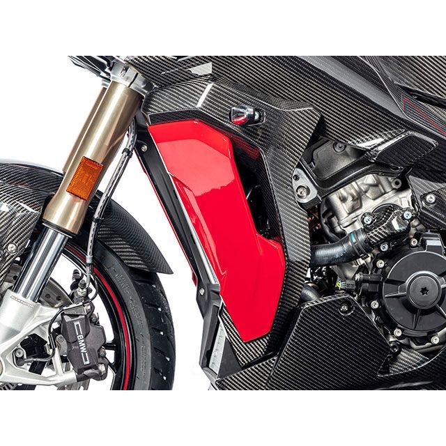 Wunderlich カーボンラジエターカバー 純正カラーパネル用 LH W20222-001 ワンダーリッヒ ラジエター関連パーツ S1000XR｜パークアップ 店