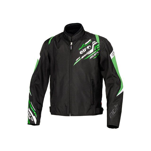 elf riding wear 2023-2024秋冬モデル EJ-A117 アデッソジャケット（グリーン） サイズ 4L EJ-A117 エルフ ライディングウェア ジャケット｜パークアップ 店