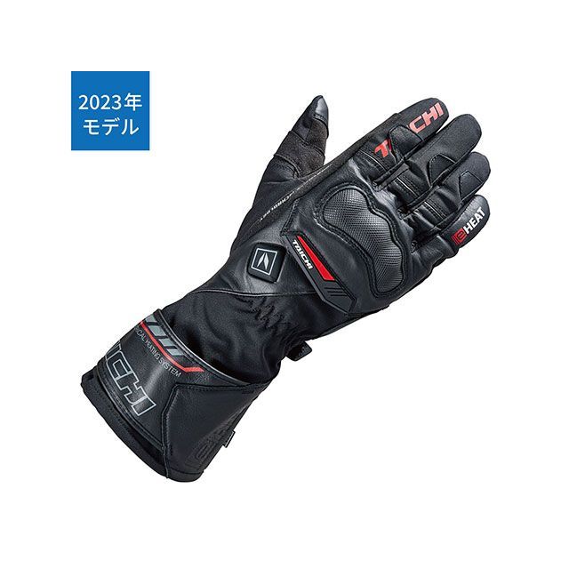 RSTAICHI RST655 e-HEAT プロテクション グローブ(ブラック/レッド) サイズ L RST655BK11L メーカー在庫あり RSタイチ 電熱ウェア・防寒用品|パークアップ 店