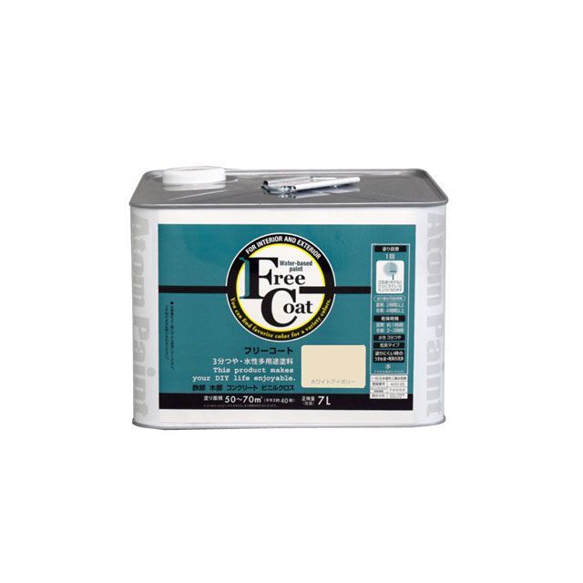 ATOM HOUSE PAINT フリーコート7Lホワイトアイボリー アトムハウスペイント D.I.Y.｜パークアップ 店