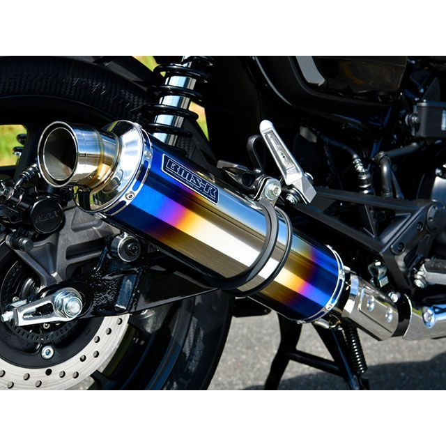 BMS RACING FACTORY R-EVO ヒートチタン スリップオン 政府認証 G1017-53-P1J BMS マフラー本体 GB350/GB350S|パークアップ 店