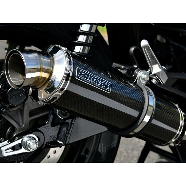 BMS RACING FACTORY R-EVO カーボン スリップオン 政府認証 G1017-53-P2J BMS マフラー本体 GB350/GB350S｜パークアップ 店 44,038円