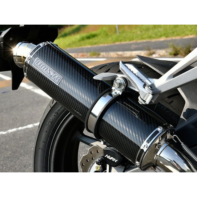 BMS RACING FACTORY R-EVO カーボン スリップオン 政府認証 G1019-53-P2J BMS マフラー本体 CBR250RR