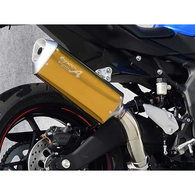 YAMAMOTO RACING ZX-4R SLIP-ON UP TYPE-SA ゴールド 40408-UPSAG ヤマモトレーシング マフラー本体 ZX-4R