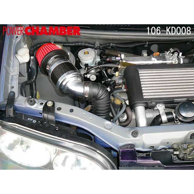 ZERO-1000 パワーチャンバーK-Car（スーパーレッド） 106-KD008 零1000 吸気系｜パークアップ 店