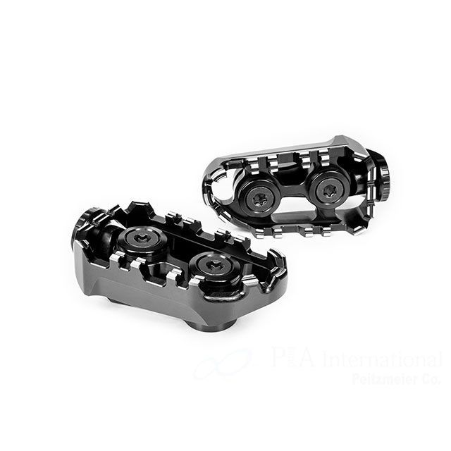 GILLES TOOLING エンデューロ フットペグ キット「Tech-X」ライダー用(ブラック) RGK300UF35SETB ギルズツーリング ステップ|パークアップ 店