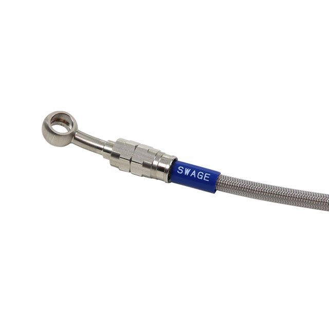 SWAGE-LINE PRO フロントホースキット(ステンレス) ホースカラー クリア STP0056FS メーカー在庫あり スウェッジラインプロ ブレーキホース・ケーブル類 CBR250RR