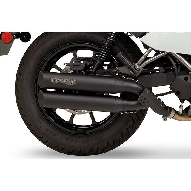 MORIWAKI ELIMINATOR 23-Slip-On Exhaust CROSS TWIN（ブラック） 01810-CG261-02 メーカー在庫あり モリワキ マフラー本体 ELIMINATOR