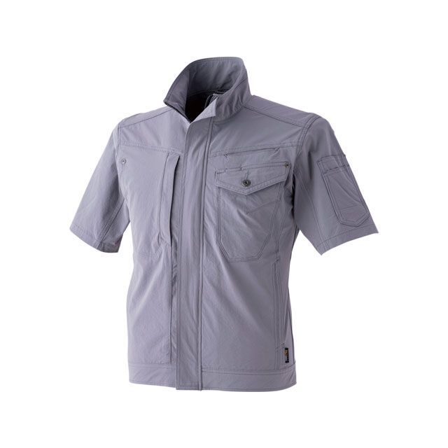 chusan DOG UR 8307-809 半袖ブルゾン（L灰） サイズ M ＃8307-809-M 中国産業 ジャケット
