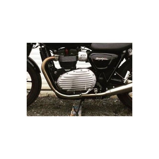 K&W EMD製 トライアンフ T120用プライマリーカバー（ブラックカット） PCTR12-R-BC 部品屋K&W ドレスアップ・カバー トライアンフ（ボンネビル、スラクストン、サンダーバード、スクランブラー、アメリカ、スピードマスターすべてのトライ…