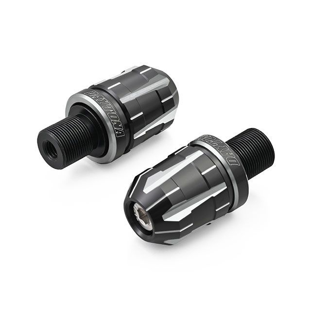 DAYTONA PREMIUM ZONE（TM）ハンドルバーエンドプラグ TECHNO（アッシュシルバー） 42585 メーカー在庫あり デイトナ ハンドル関連パーツ