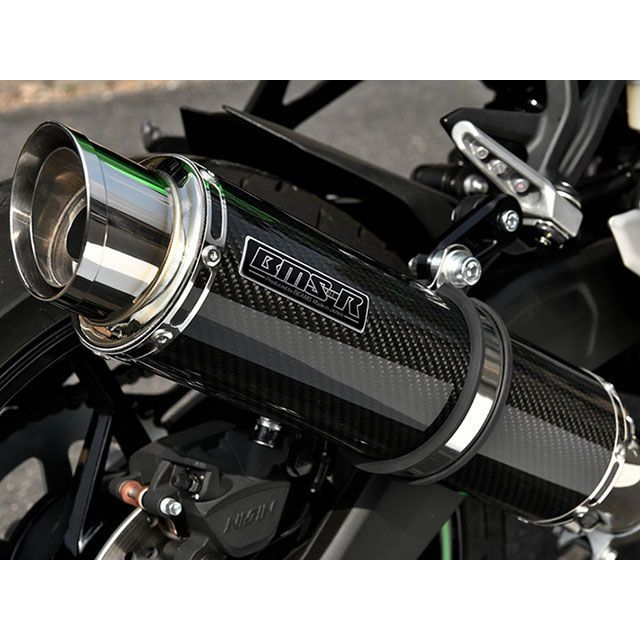 BMS RACING FACTORY R-EVO2 スリップオン カーボンサイレンサー 政府認証 G436-54-P2J BMS マフラー本体 ZX25R SE