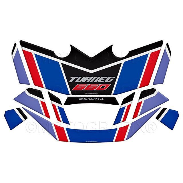 MOTOGRAFIX ボディパッド フロントパッド MT-NA008BR モトグラフィックス ドレスアップ・カバー TUAREG660｜パークアップ 店