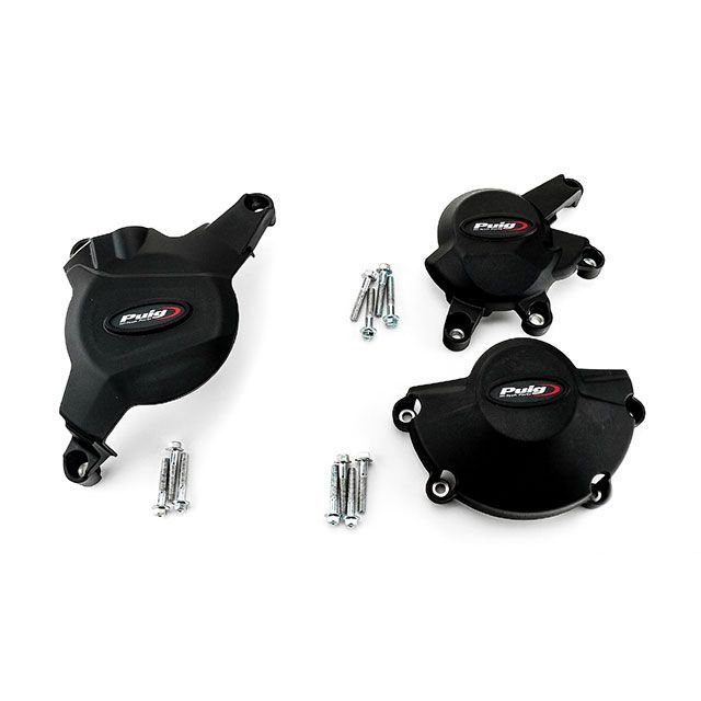 Puig エンジンケースカバー FIM承認タイプ(ブラック) 21508N プーチ エンジンカバー関連パーツ CBR600RR ABS CBR600RR|パークアップ 店