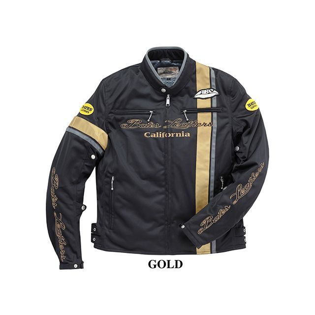 BATES 2024春夏モデル BJ-M2414V メッシュジャケット（ゴールド） サイズ XXL BJ-M2414V ベイツ ジャケット