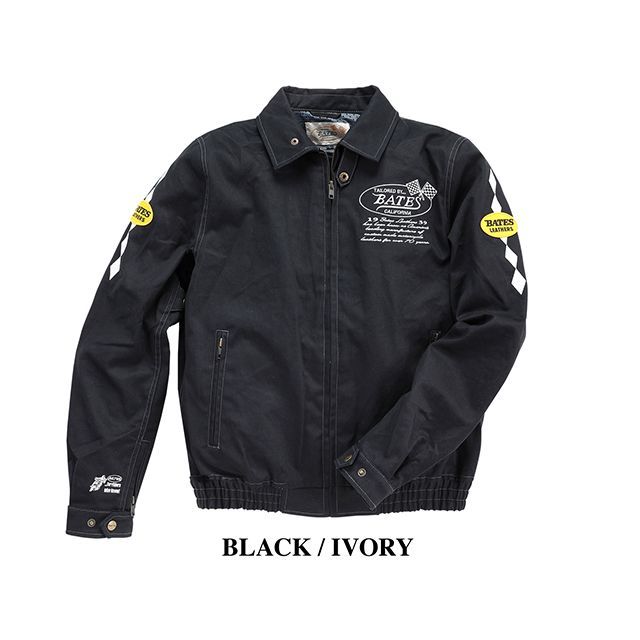 BATES BJ-C2415 スウィングトップ（ブラック/アイボリー） サイズ XL BJ-C2415 メーカー在庫あり ベイツ ジャケット