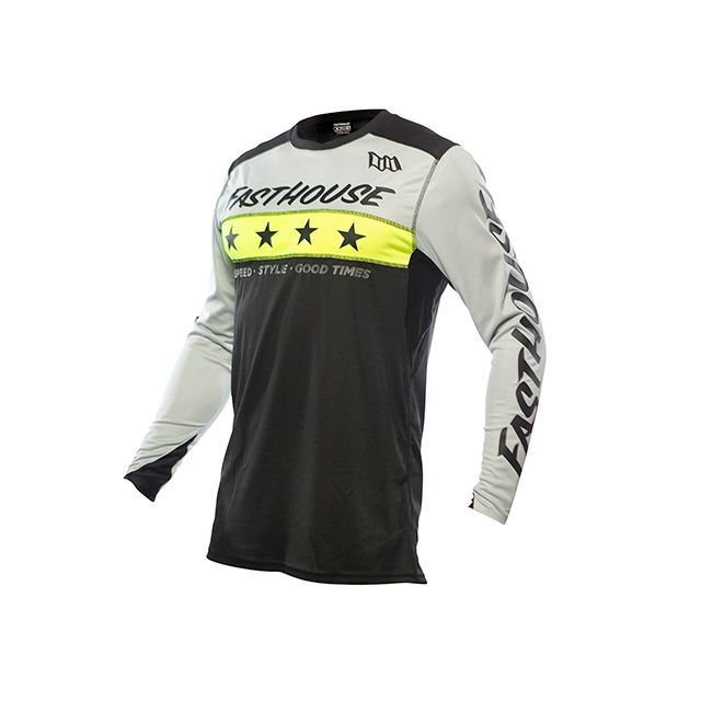 【特価品】FASTHOUSE エルロッドジャージ アストレ （シルバー/ブラック） サイズ L D1339 メーカー在庫あり ファストハウス モトクロス用品