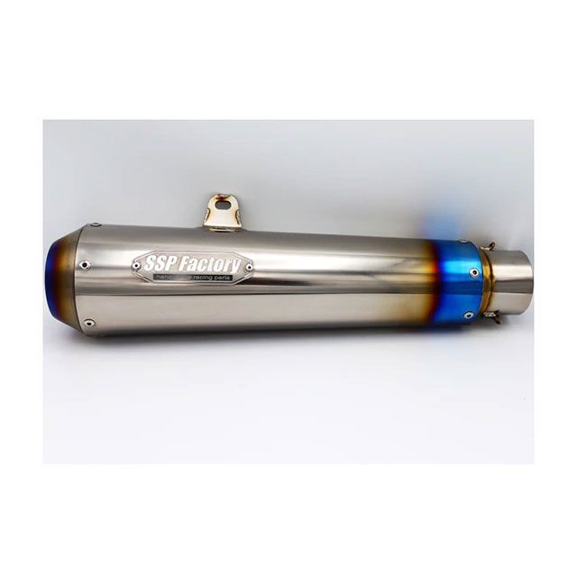 SSP FACTORY ST2チタンサイレンサー（サイレンサーフロントバッフル φ45用） ST1C SSP FACTORY マフラー本体 汎用